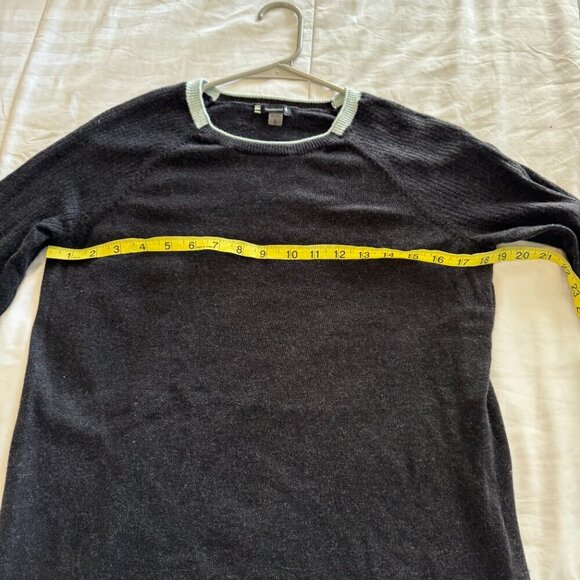 Smartwool Bell Sleeve Crew Neck Sweater Charcoal Heather - Picture 9 of 11